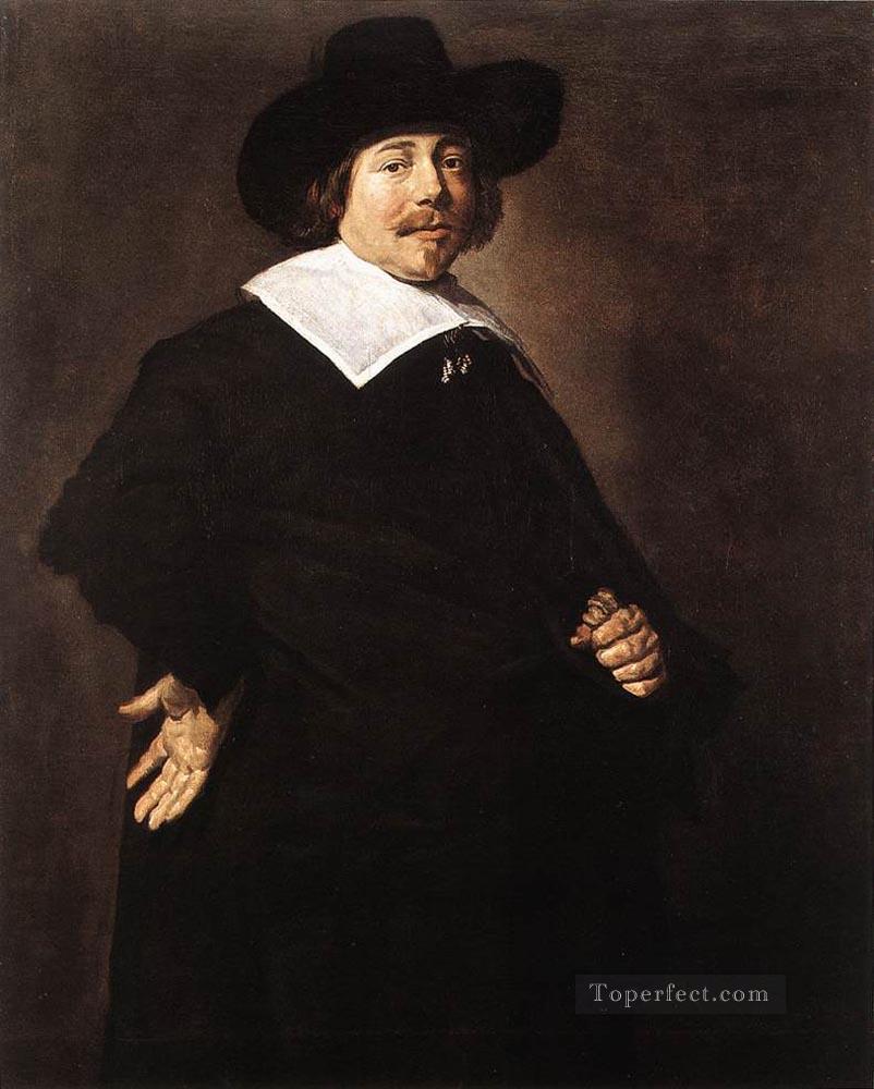 Portrait Of A man 1640 Dutch Golden Age Frans Hals Oil Paintings